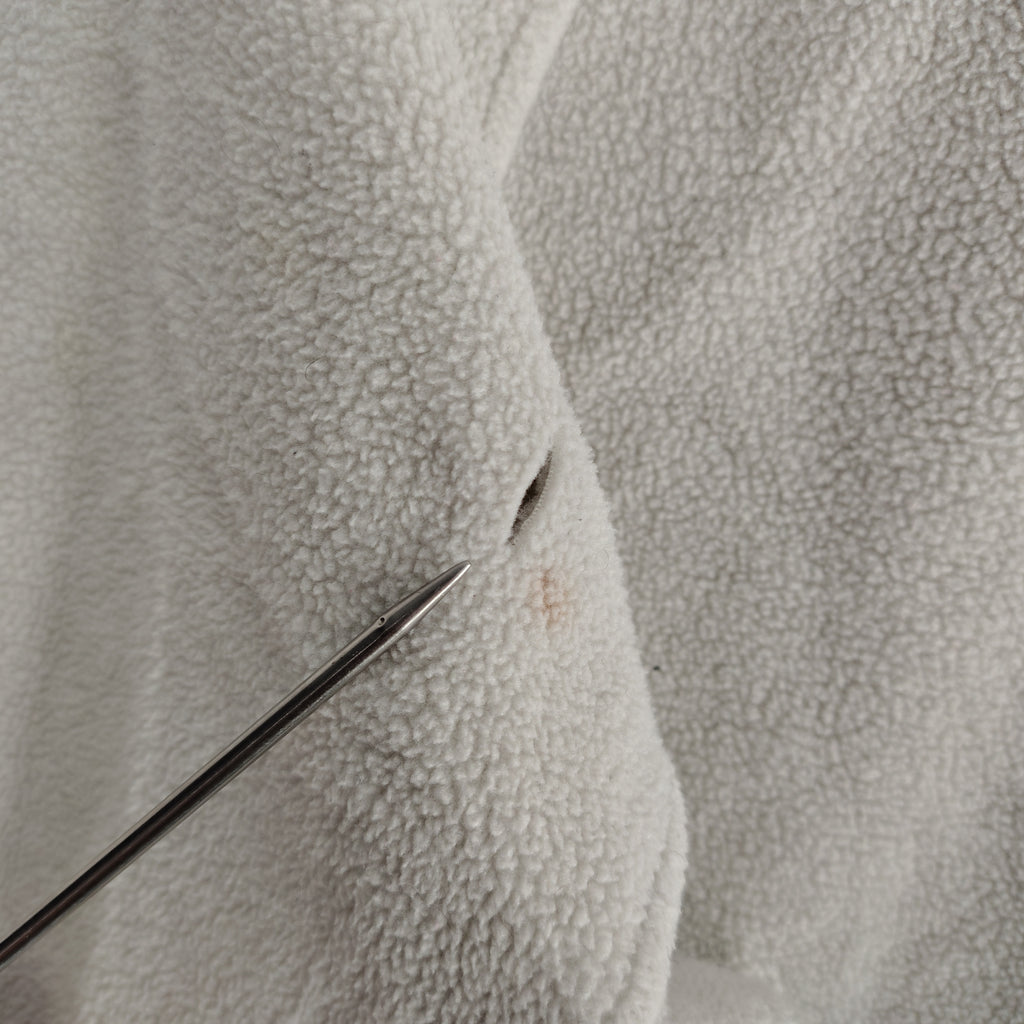 The North Face Ivory Full Zip Fleece Jacket Women’s Large
