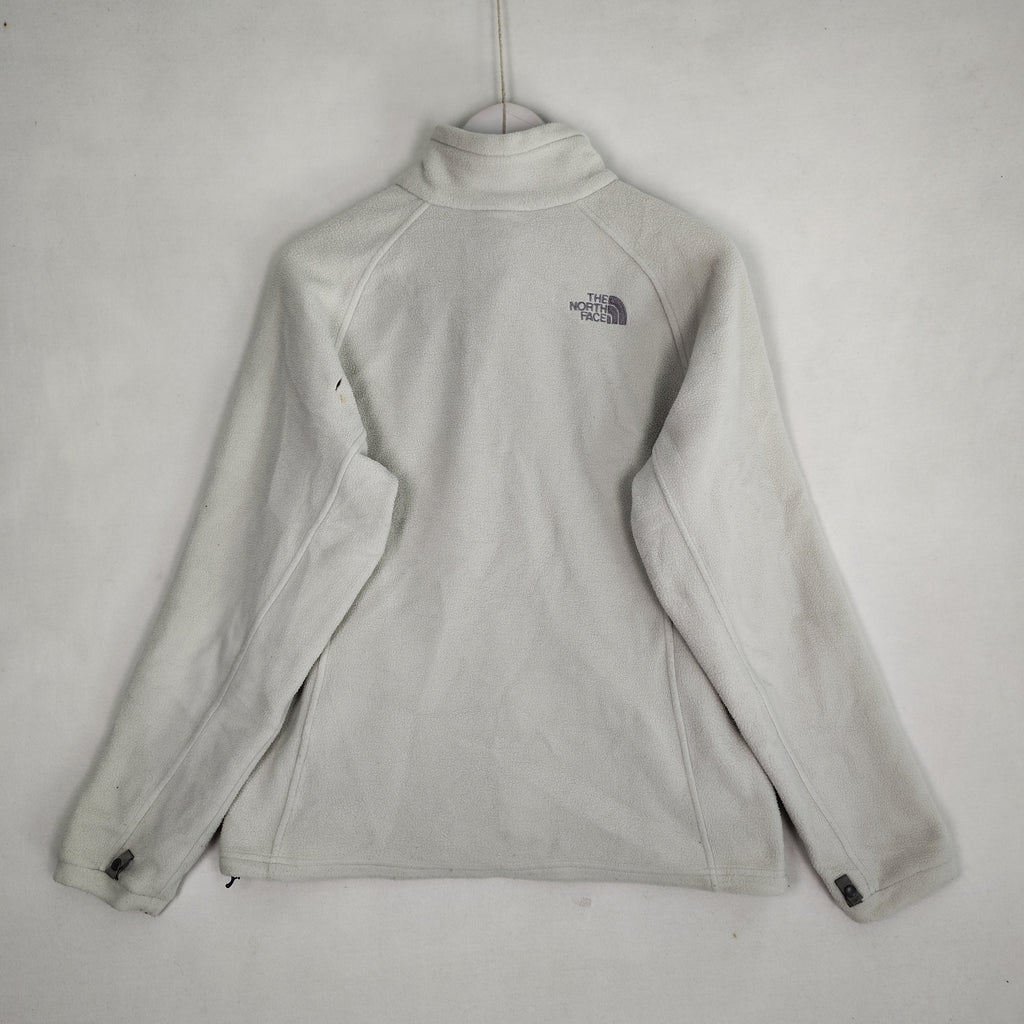 The North Face Ivory Full Zip Fleece Jacket Women’s Large