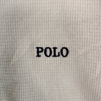 Polo Ralph Lauren White Waffle Knit Thermal Shirt – Men’s Large