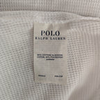 Polo Ralph Lauren White Waffle Knit Thermal Shirt – Men’s Large