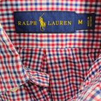 Polo Ralph Lauren Gingham Short-Sleeve Shirt – Red, White & Blue