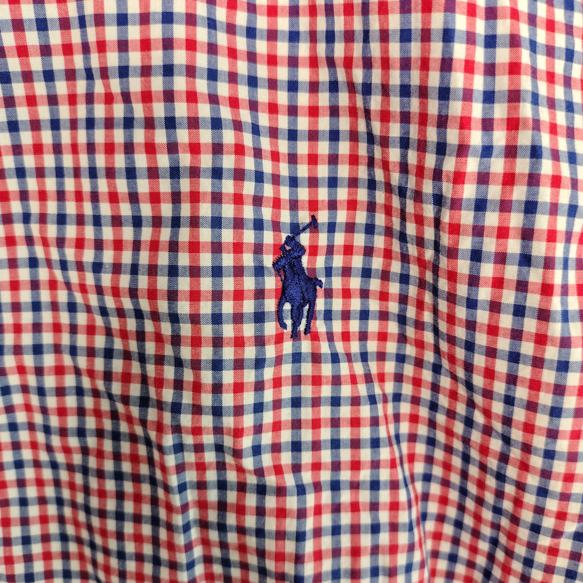 Polo Ralph Lauren Gingham Short-Sleeve Shirt – Red, White & Blue