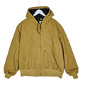 Carhartt J168 CML Camel Hooded Active Jacket – Men’s 2XL Regular
