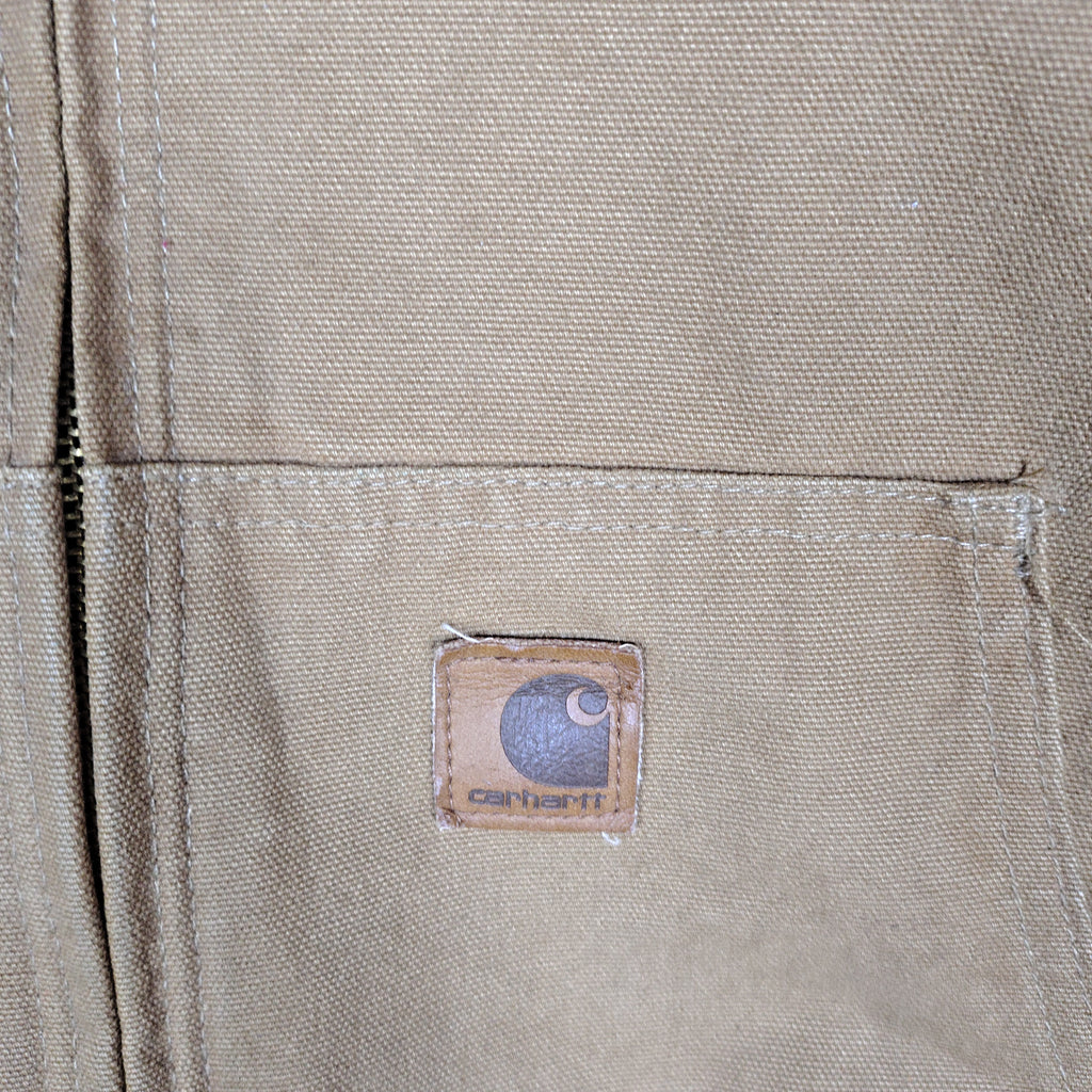 Carhartt J168 CML Camel Hooded Active Jacket – Men’s 2XL Regular