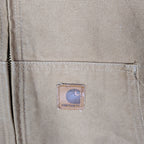 Carhartt J168 CML Camel Hooded Active Jacket – Men’s 2XL Regular