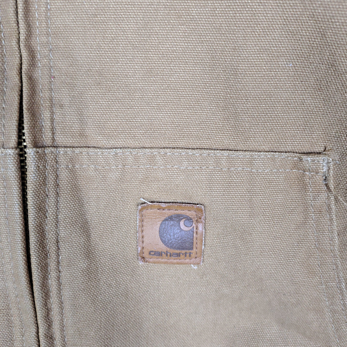 Carhartt J168 CML Camel Hooded Active Jacket – Men’s 2XL Regular