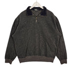 Polo Ralph Lauren Charcoal Fleece Quarter-Zip Pullover – Men’s Large