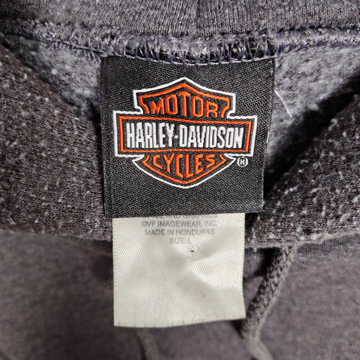 Harley-Davidson Flame Graphic Pullover Hoodie – Charcoal Gray
