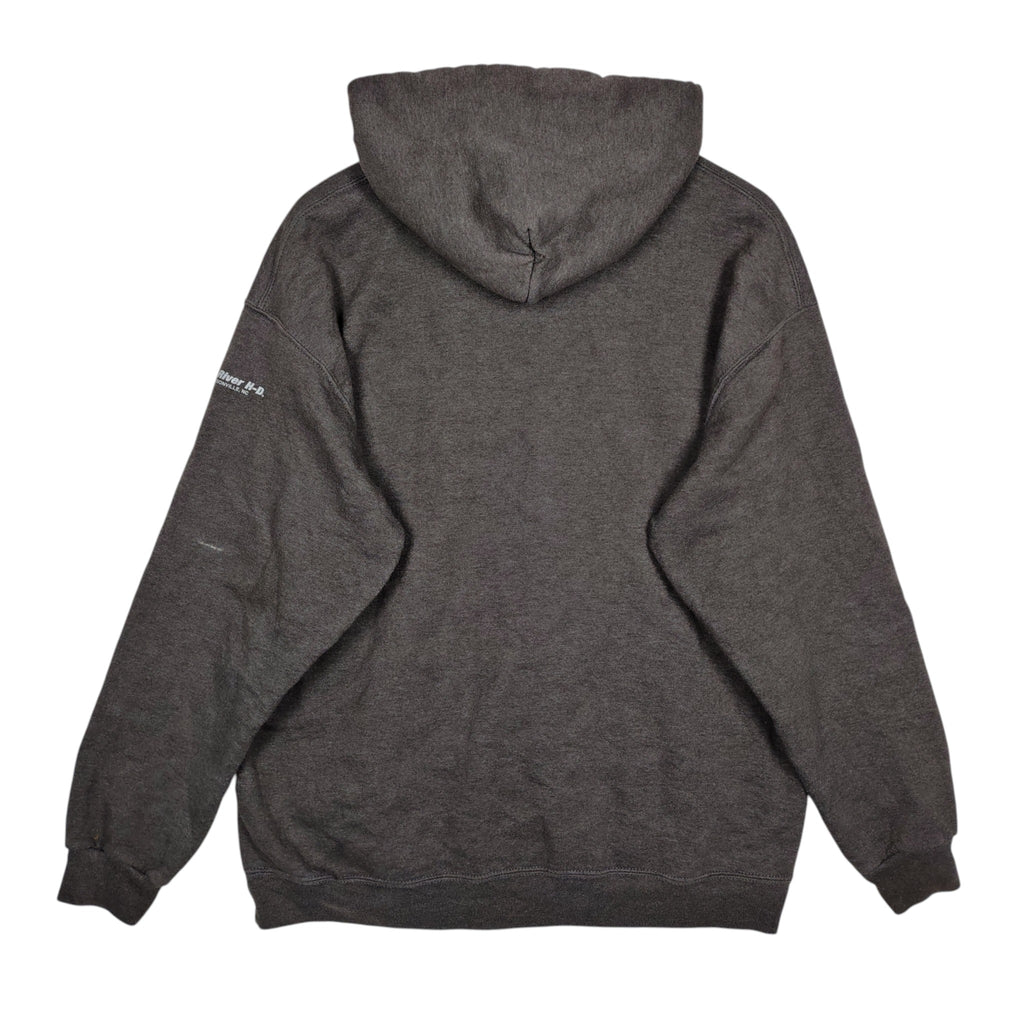 Harley-Davidson Flame Graphic Pullover Hoodie – Charcoal Gray