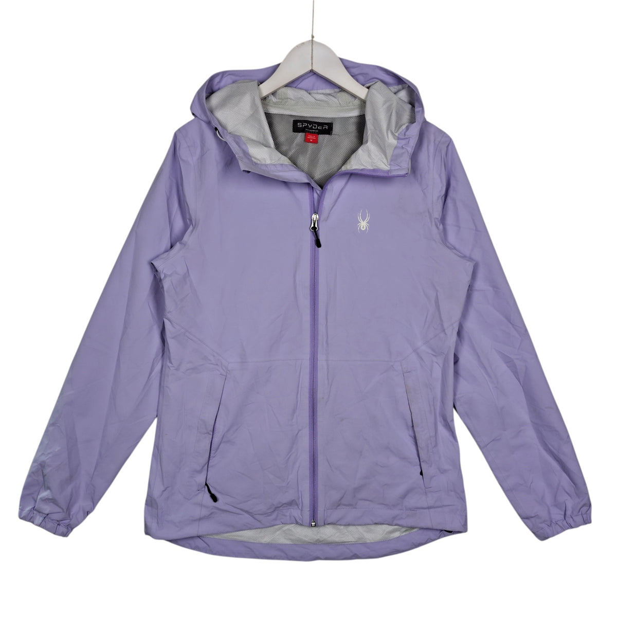 Spyder Lavender Hooded Windbreaker Jacket – Women’s Medium