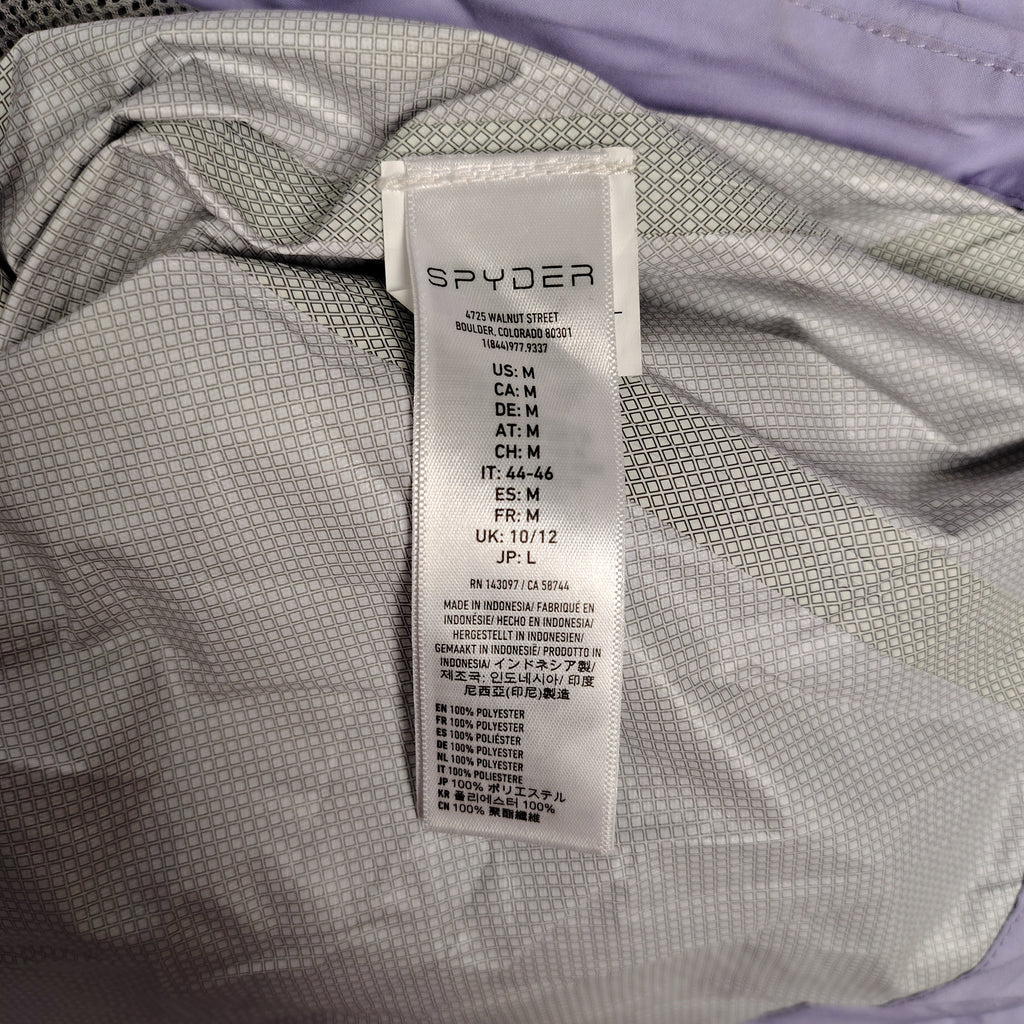 Spyder Lavender Hooded Windbreaker Jacket – Women’s Medium