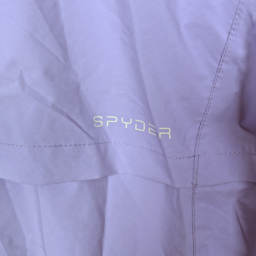Spyder Lavender Hooded Windbreaker Jacket – Women’s Medium
