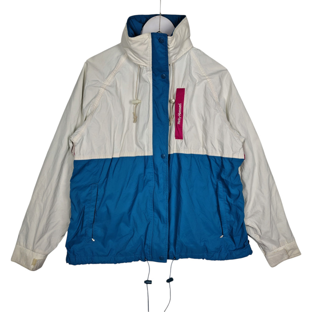Helly Hansen Colorblock Windbreaker Jacket – White, Blue & Pink