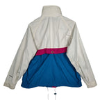 Helly Hansen Colorblock Windbreaker Jacket – White, Blue & Pink
