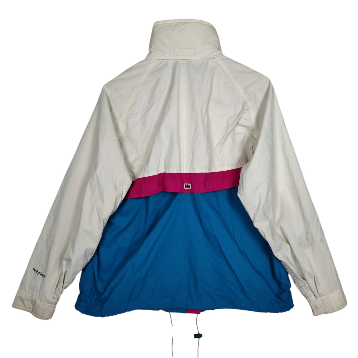 Helly Hansen Colorblock Windbreaker Jacket – White, Blue & Pink
