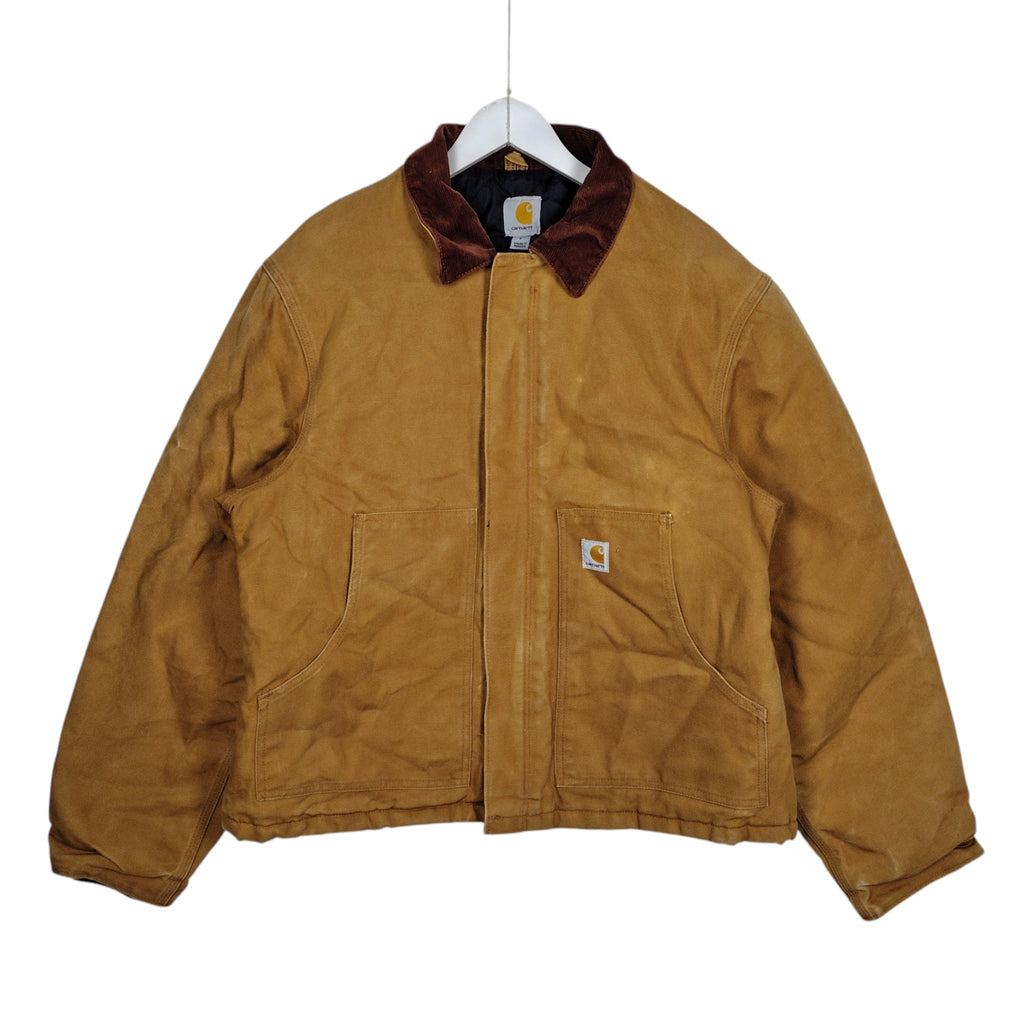 Carhartt J002 Insulated Duck Work Jacket – Brown
