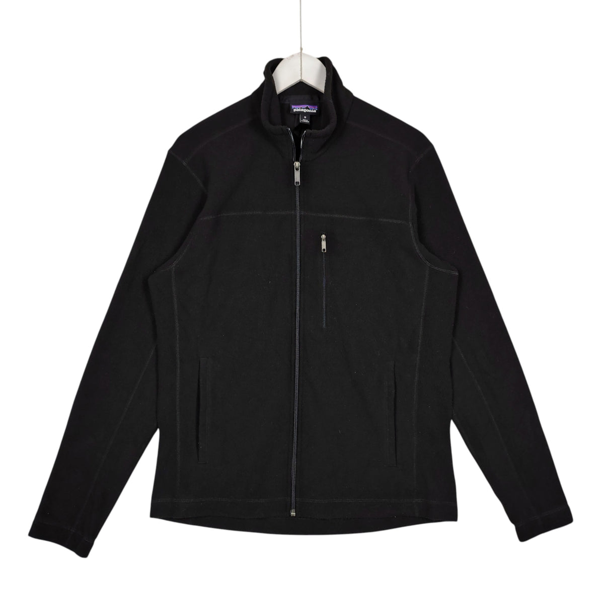 Patagonia Micro D Black Full-Zip Fleece Jacket – Men’s Medium