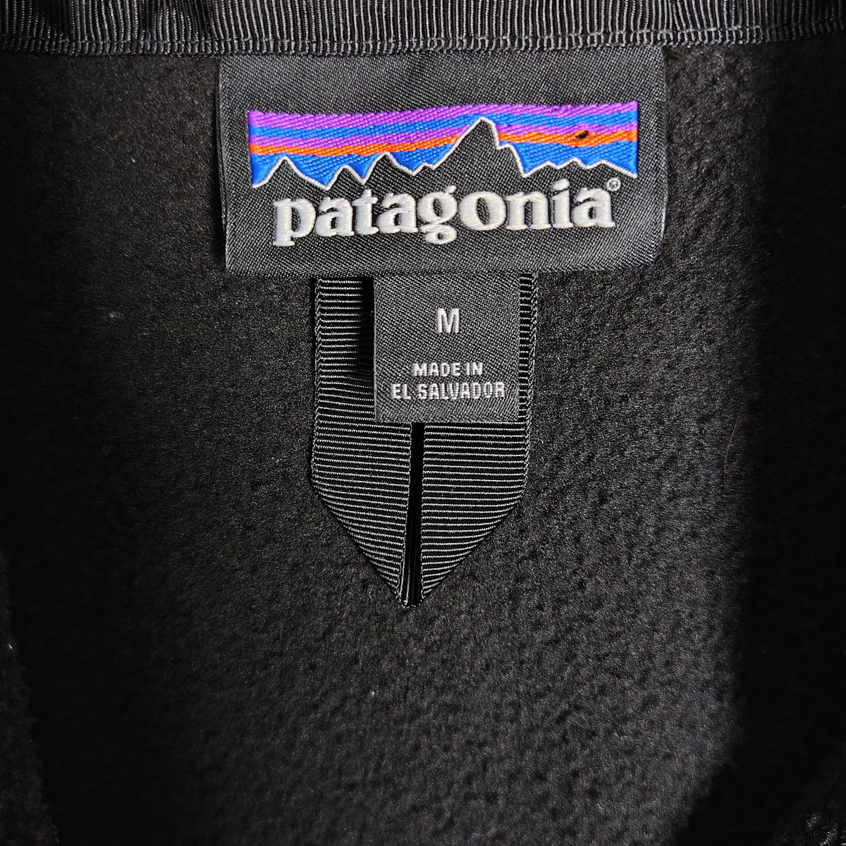 Patagonia Micro D Black Full-Zip Fleece Jacket – Men’s Medium