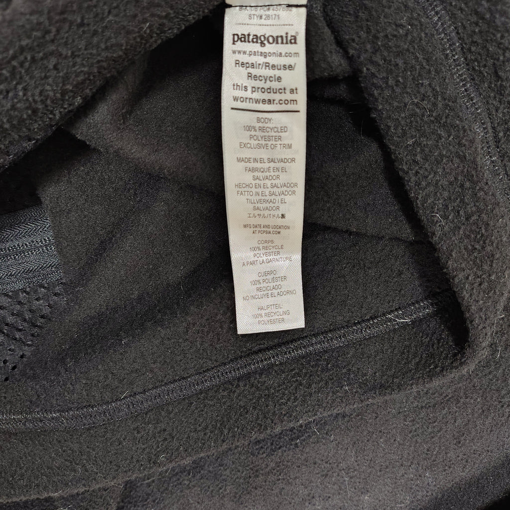 Patagonia Micro D Black Full-Zip Fleece Jacket – Men’s Medium