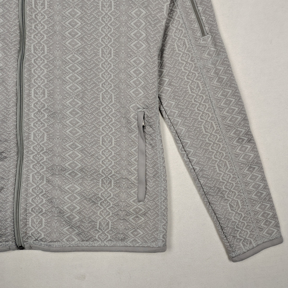 Patagonia Better Sweater Gray Geometric Fleece Jacket – Women’s Medium