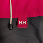 Helly Hansen Pink Gray & Black Hooded Rain Jacket – Women’s Medium
