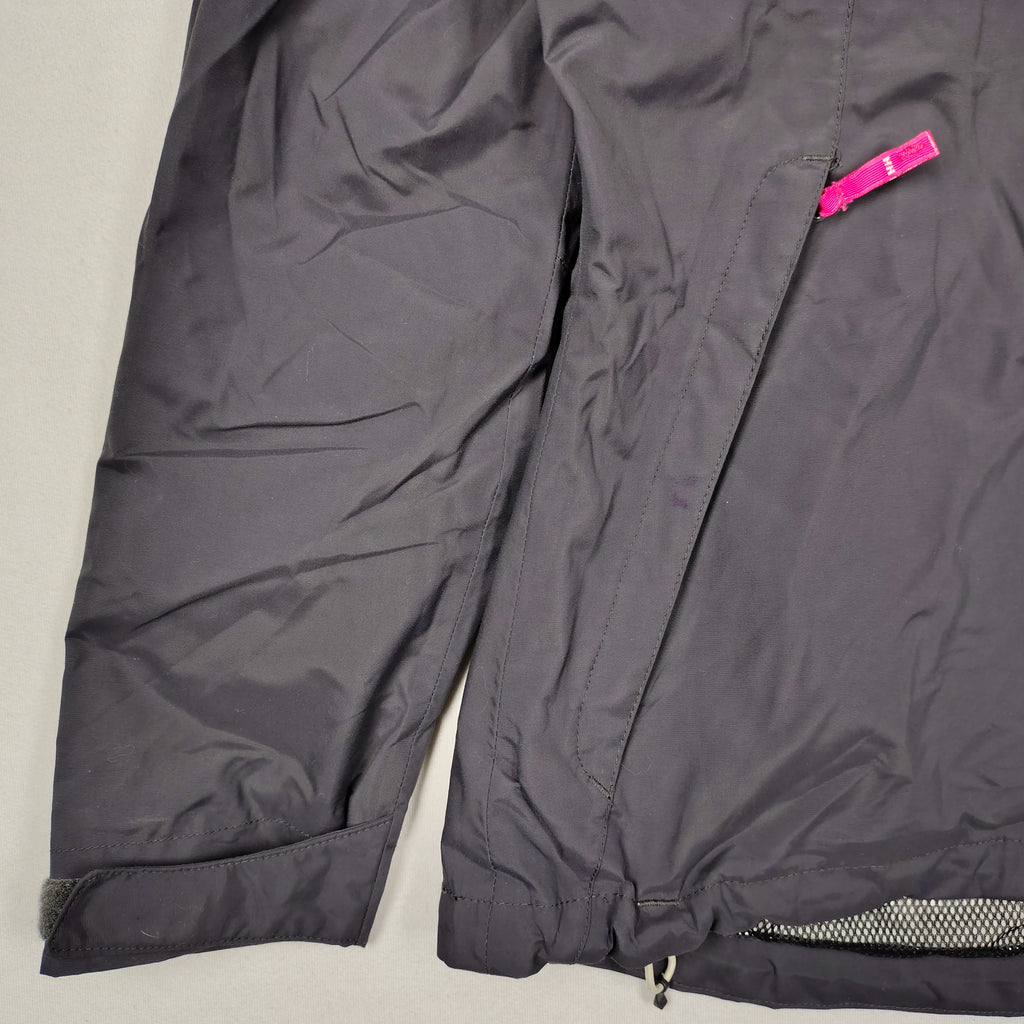 Helly Hansen Pink Gray & Black Hooded Rain Jacket – Women’s Medium