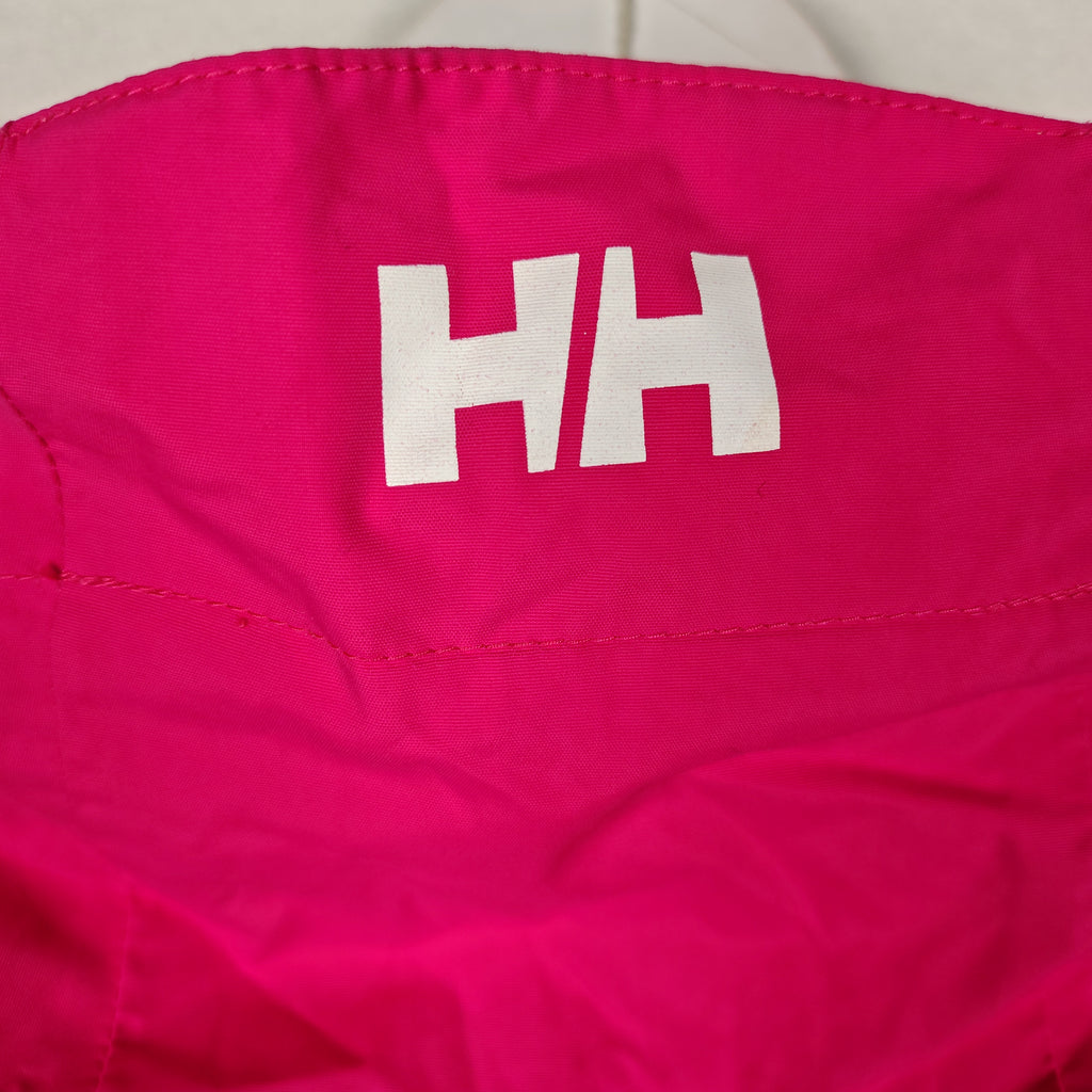 Helly Hansen Pink Gray & Black Hooded Rain Jacket – Women’s Medium