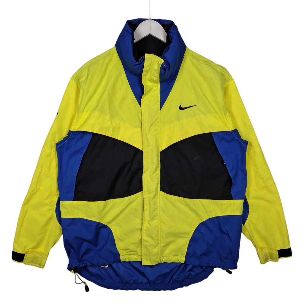 Nike ACG Clima-FIT Hooded Colorblock Jacket – Neon Yellow & Blue