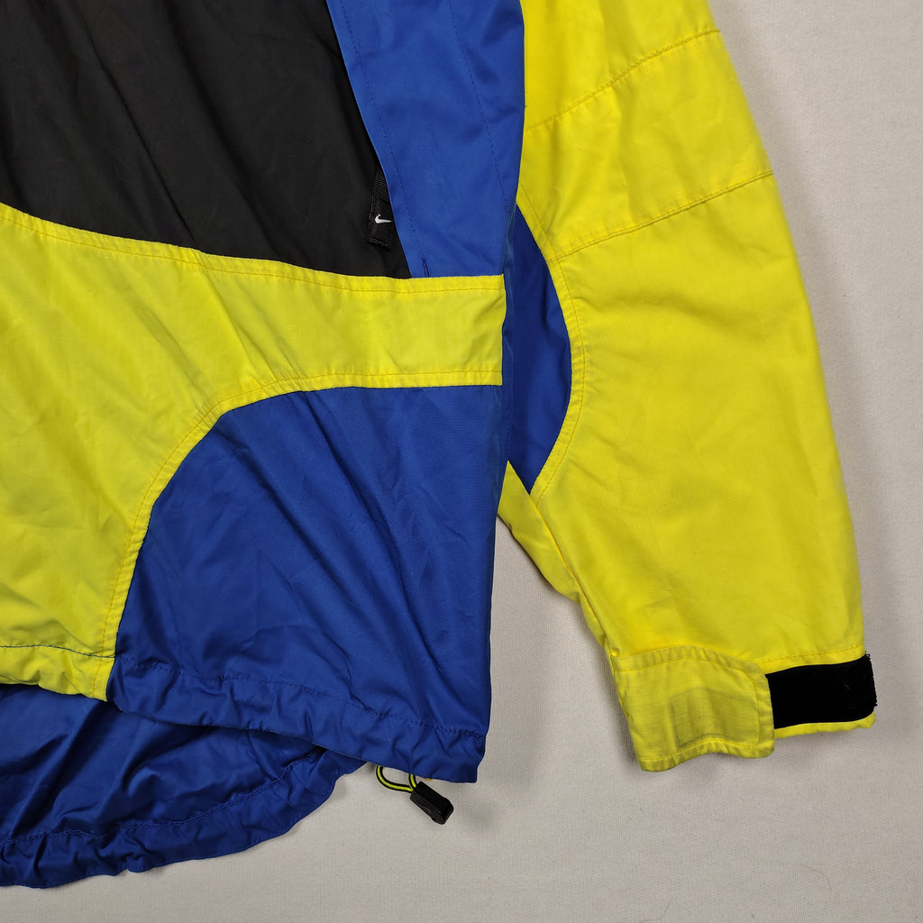 Nike ACG Clima-FIT Hooded Colorblock Jacket – Neon Yellow & Blue