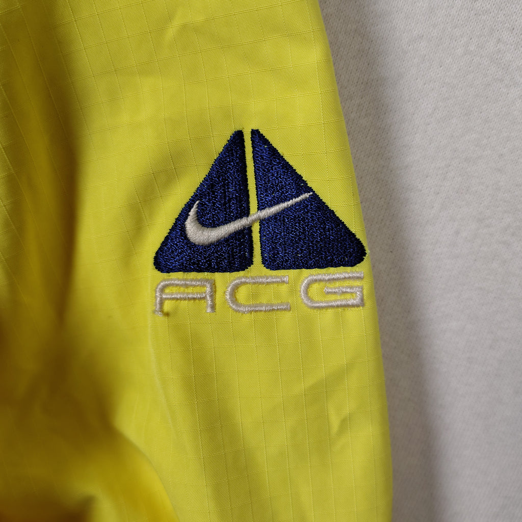 Nike ACG Clima-FIT Hooded Colorblock Jacket – Neon Yellow & Blue