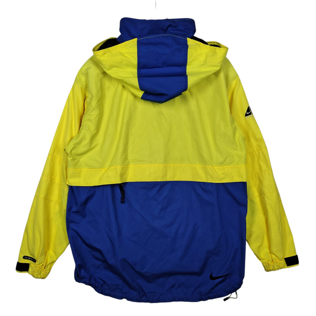 Nike ACG Clima-FIT Hooded Colorblock Jacket – Neon Yellow & Blue