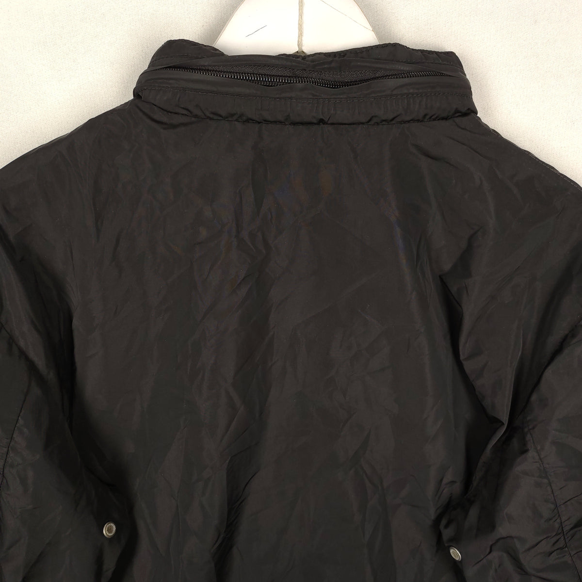 Armani Jeans Black Full-Zip Windbreaker Jacket – Men’s Large / EU 52