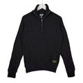 Polo Jeans Company Ralph Lauren Ribbed Quarter-Zip Sweater – Black