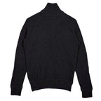 Polo Jeans Company Ralph Lauren Ribbed Quarter-Zip Sweater – Black