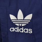 Adidas Originals Navy Hooded Parka with Fur Trim – Small