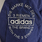 Adidas Originals Navy Hooded Parka with Fur Trim – Small