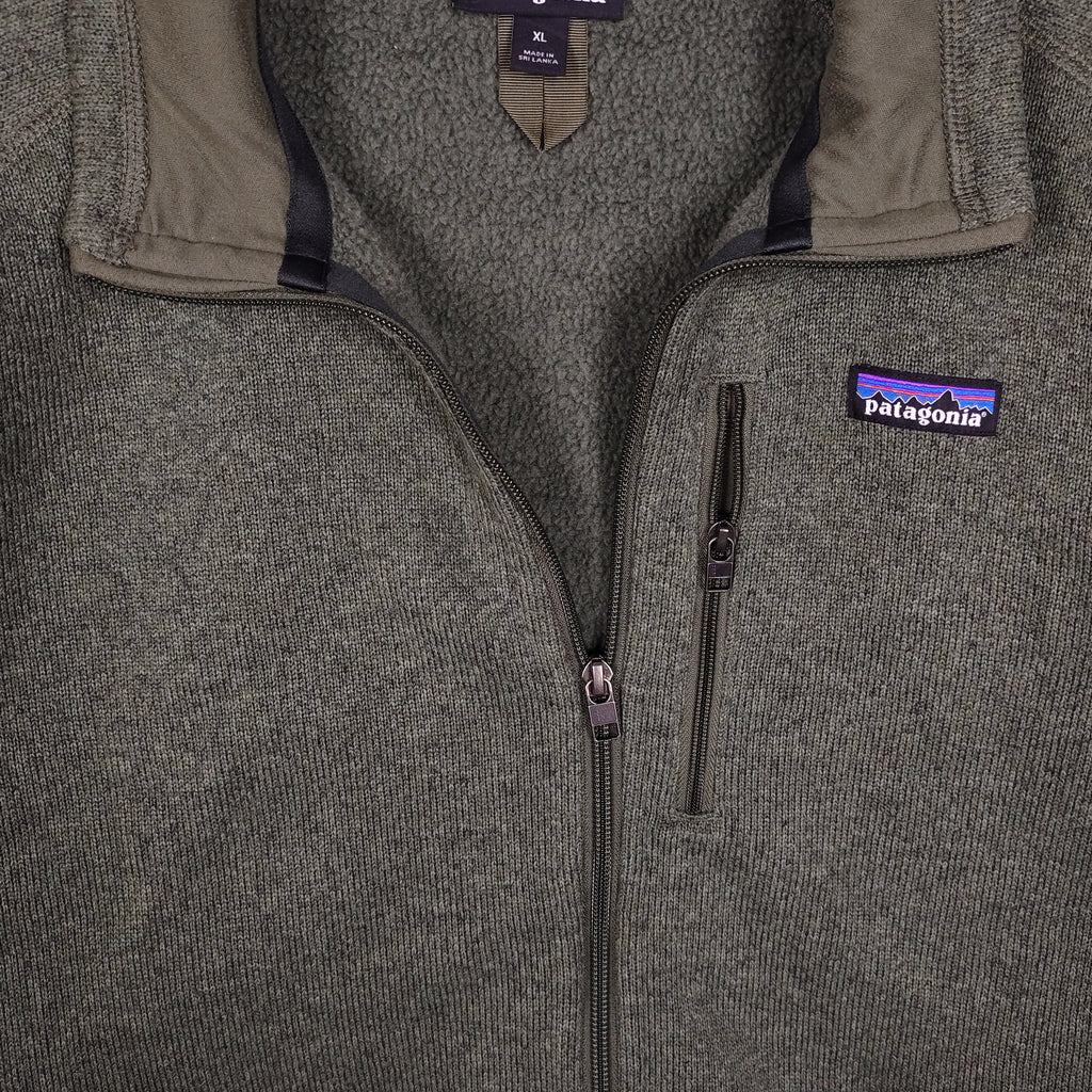 Patagonia Better Sweater Full-Zip Fleece Jacket – Olive Green