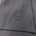 Lululemon Striped Half-Zip Pullover – Black & Gray