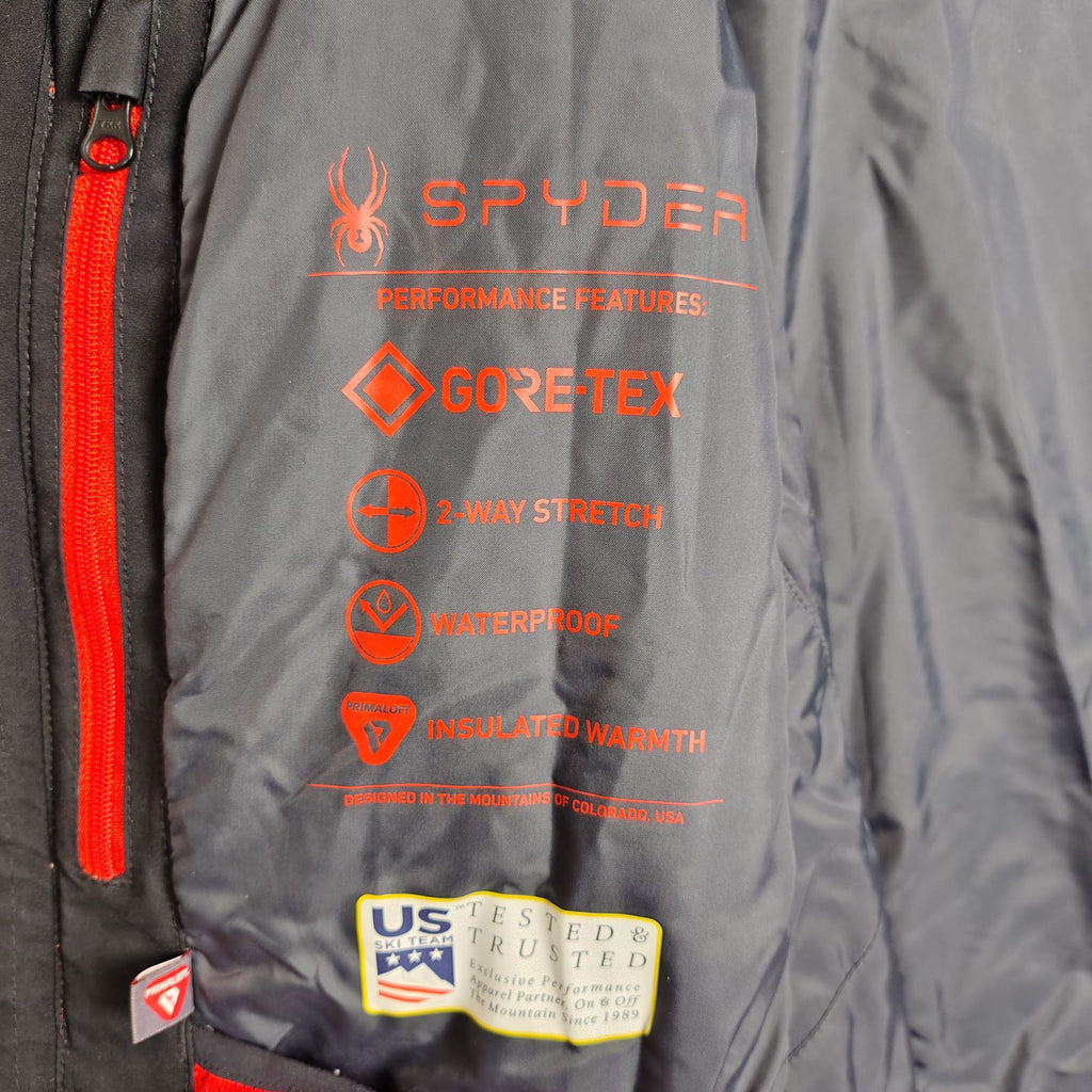 Spyder Red & Black GORE-TEX PrimaLoft Insulated Ski Jacket