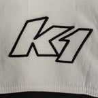 K1 Speed Racing Black & White Softshell Jacket – Men’s Medium