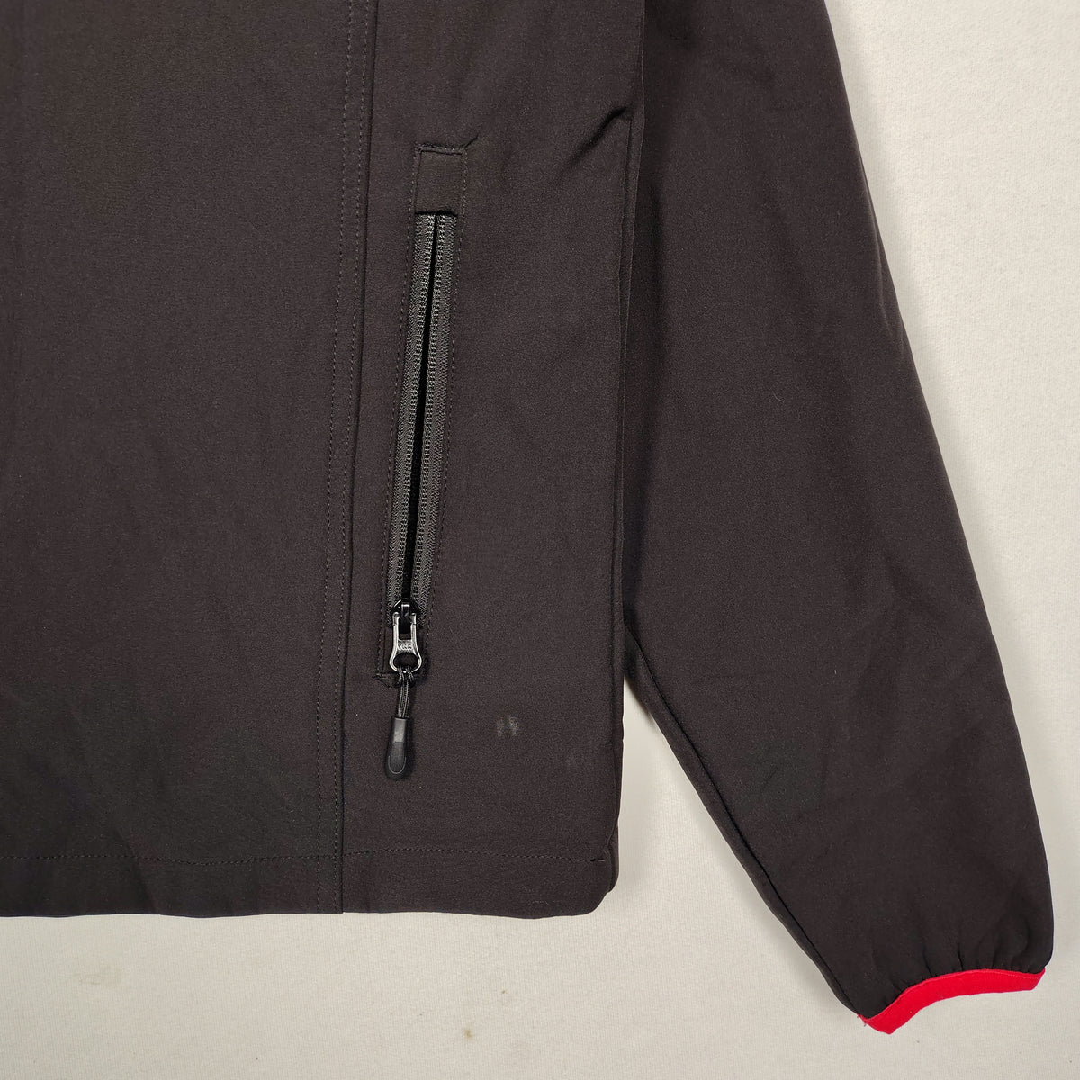 K1 Speed Racing Black & White Softshell Jacket – Men’s Medium