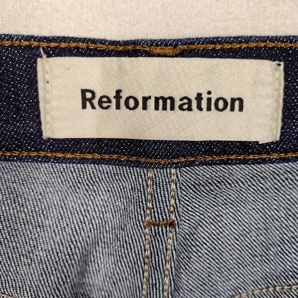 Reformation Petite Hepburn High Skinny Jeans – Hayes Dark Indigo