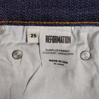 Reformation Petite Hepburn High Skinny Jeans – Hayes Dark Indigo