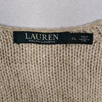 Lauren Ralph Lauren Oatmeal Scoop Neck Knit Sweater – Women’s XL