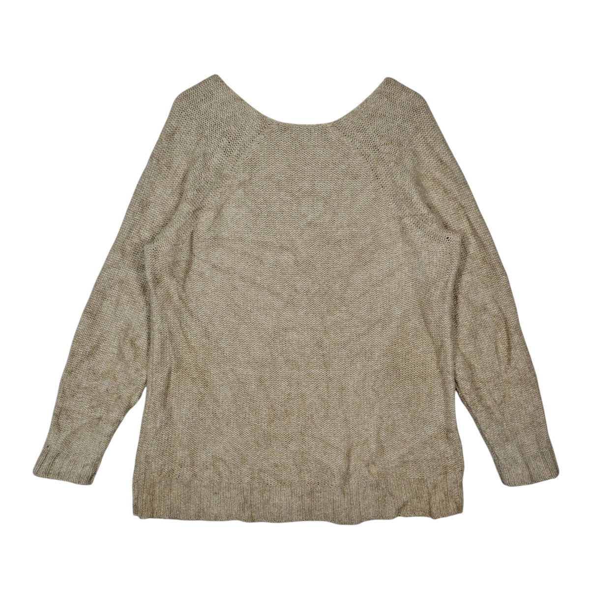 Lauren Ralph Lauren Oatmeal Scoop Neck Knit Sweater – Women’s XL