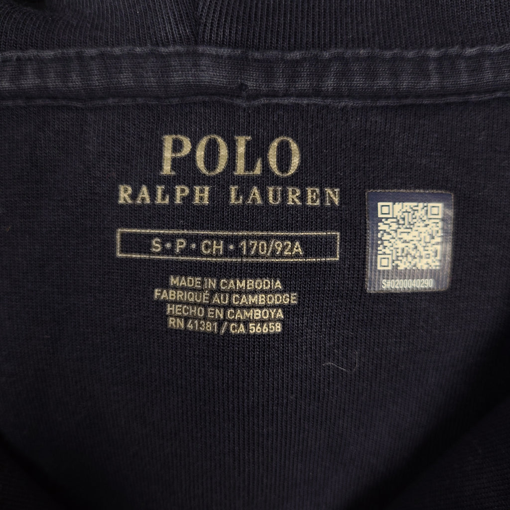 Polo Ralph Lauren Navy Full-Zip Pony Logo Hoodie – Men’s Small