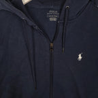 Polo Ralph Lauren Navy Full-Zip Pony Logo Hoodie – Men’s Small