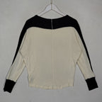Lauren Ralph Lauren Active Waffle Knit Colorblock Top Women’s Small