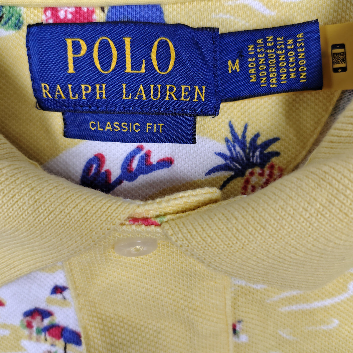 Polo Ralph Lauren Aloha Bear Hawaiian Print Polo Shirt Men’s Medium