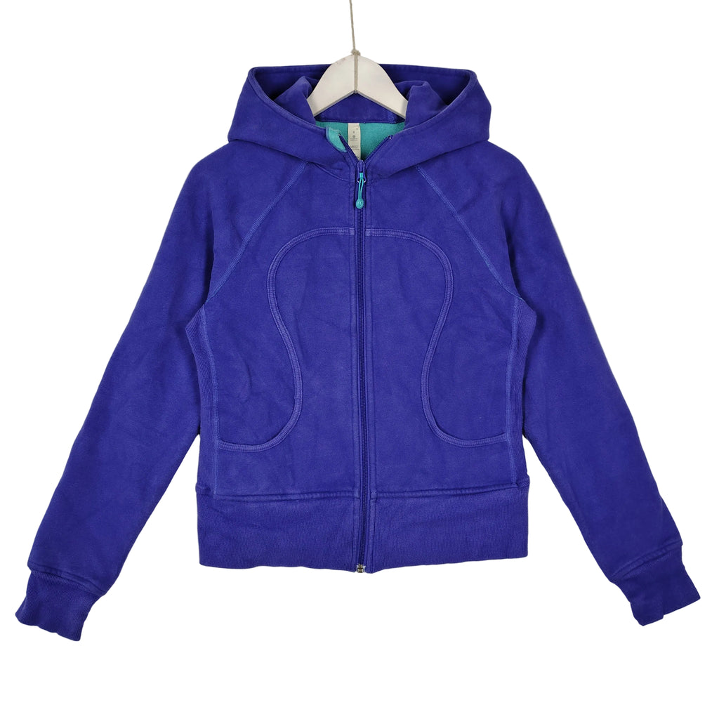 Lululemon Scuba Full Zip Hoodie Purple & Teal Women’s Size 8